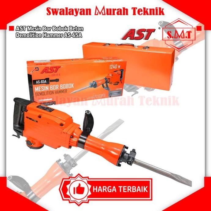 """] Mesin Bor Bobok Beton AST AS-65A Demolition Jack Hammer mod. Hitachi