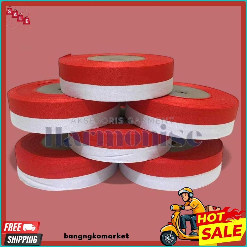 

Pita Merah Putih Eagle Brand Pita Kemerdekaan Pita Serba Serbi 17 Agustus Pita Bendera Merah Putih