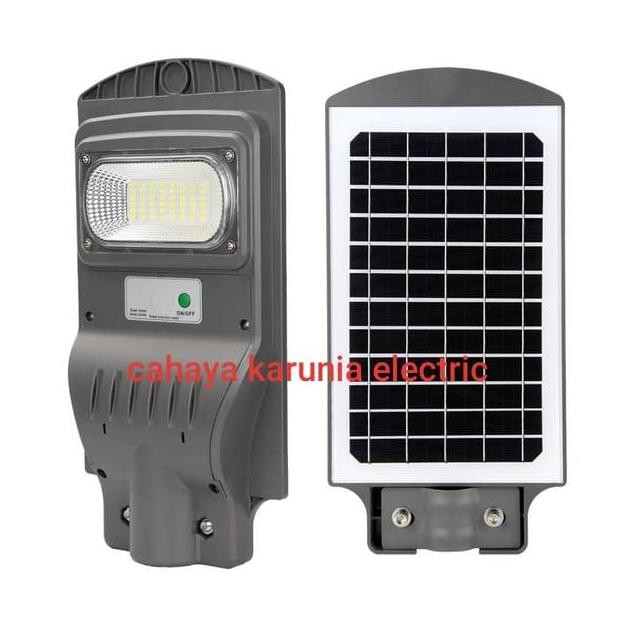 TERMURAH - Lampu jalan pju tenaga surya solar cell 30 watt LED + remote