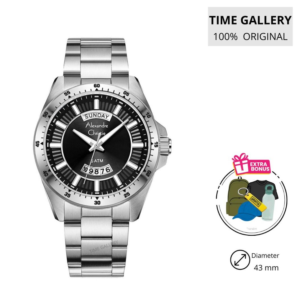 Jam Tangan Pria Alexandre Christie 6678 mebssba 6678mebssba me bssba original alexander ori watches
