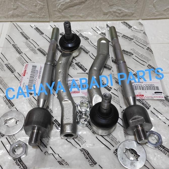 Tie Rod End Dan Rack End Long Tie Rod Toyota New Vios Yaris Vios Gen 2 Original