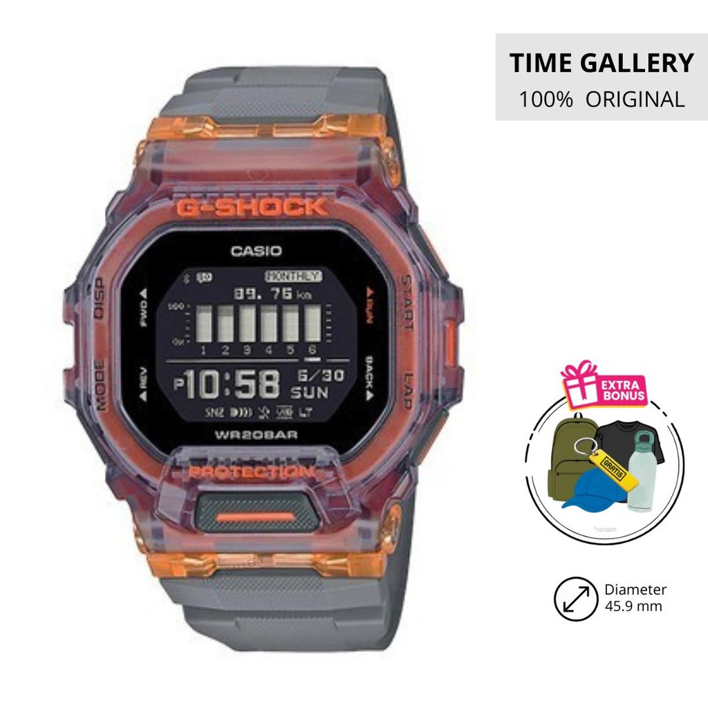 Jam Tangan 100% Original Casio Ori G-Shock gbd200sm1a5dr gbd-200sm-1a5dr gbd200sm 1a5 200