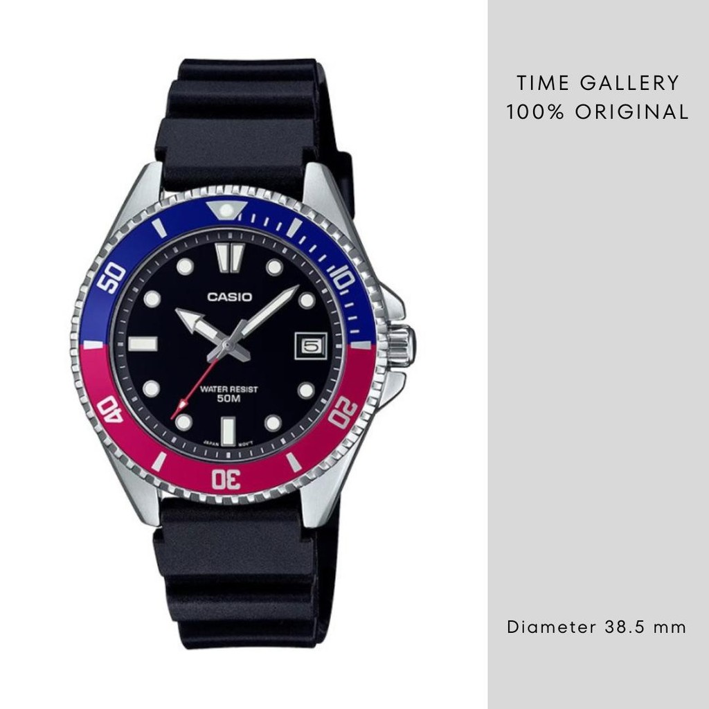 Jam Tangan 100% Casio Original Garansi Resmi Ori MDV-10-1A2VDF MDV101A2VDF MDV10 1A2UDF MD V10 1A2 P