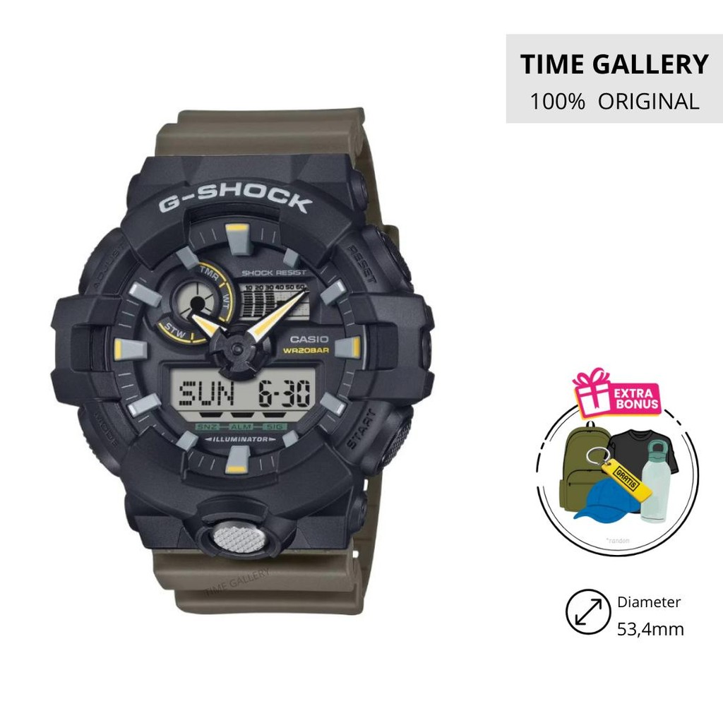 Jam tangan casio original g-shock ori gshock ga-710tu-1a3dr ga710tu1a3dr ga710tu 1a3 ga710u ga710 71