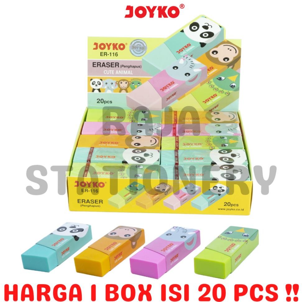

Joyko Eraser Kid Penghapus Joyko Besar Motif Lucu Er116 20Pcs