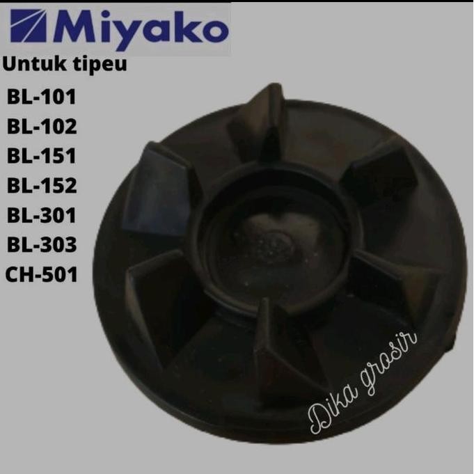 paling diminati] Konektor Blender Miyako Model Baru Gigi Plastik BL-101PL BL-102PL BL-101GS BL-102GS