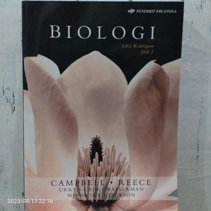 Buku Ori Biologi Edisi 8 Jilid 1 By Campbell - Reece - Urry Cain Dkk