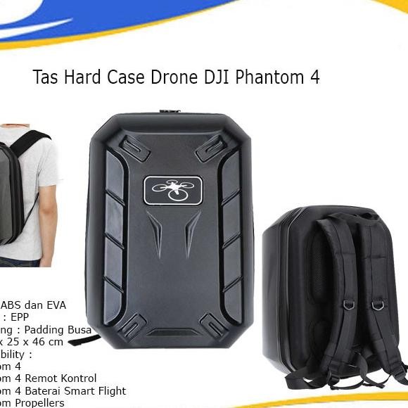 Tas Ransel Backpack Hardcase Drone DJI Phantom 4 3 Pro Waterproof