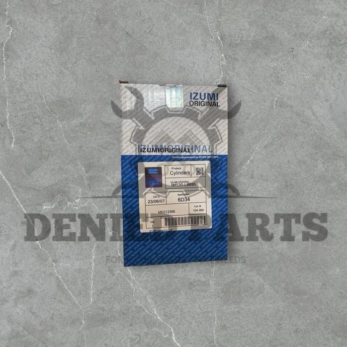 Liner 6D34 Izumi / Liner Sk200-6 Izumi / Boring 6D34 Sk200-6 Izumi Restock