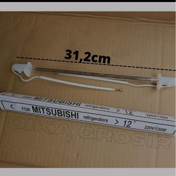 Silahkan Order] Heater Kaca Defrost Mitsubishi RHK-001 10" 25cm 115watt untuk Kulkas 2 Pintu