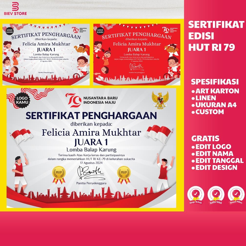 

Ty69 Sertifikat Lomba 17 Agustus | Cetak Sertifikat Hut Ri | Sertifikat Free Design | Sertifikat