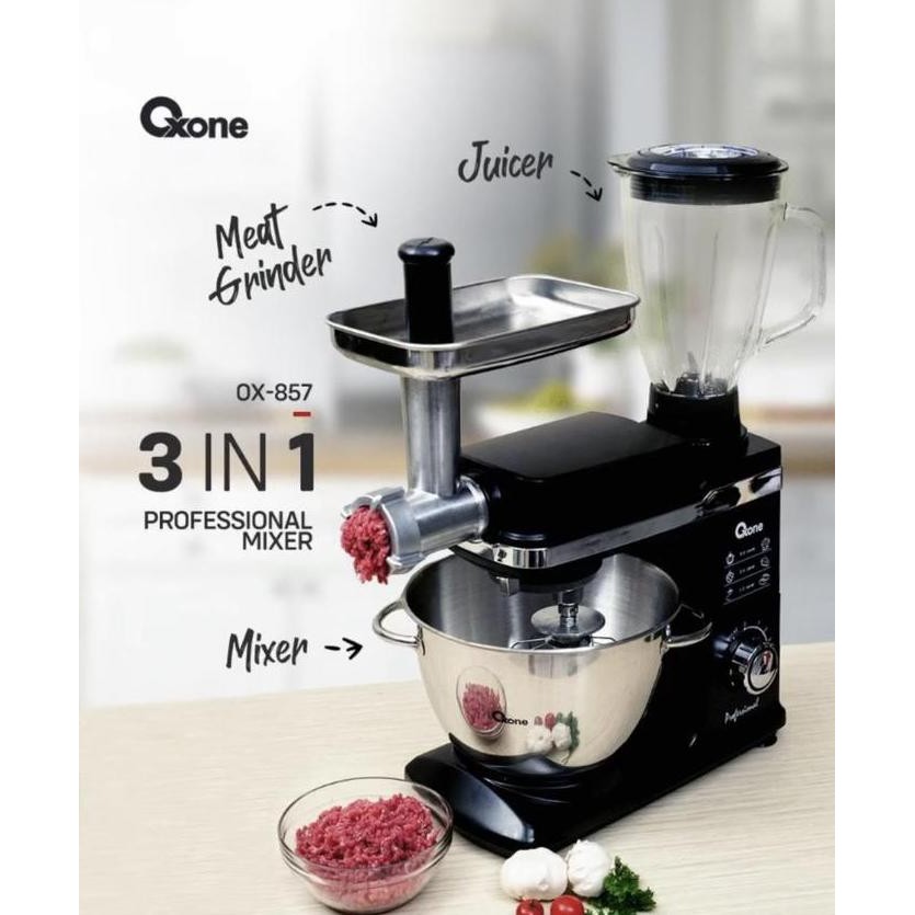 Oxone 3 in 1 Professional Mixer OX-857 / Mixer/Grinder/Blender BS