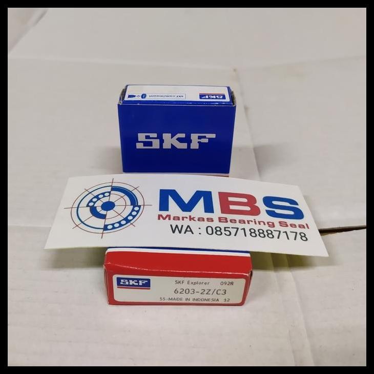 GRATIS ONGKIR BEARING 6203 ZZ C3 SKF ORIGINAL 6203-2Z/C3 