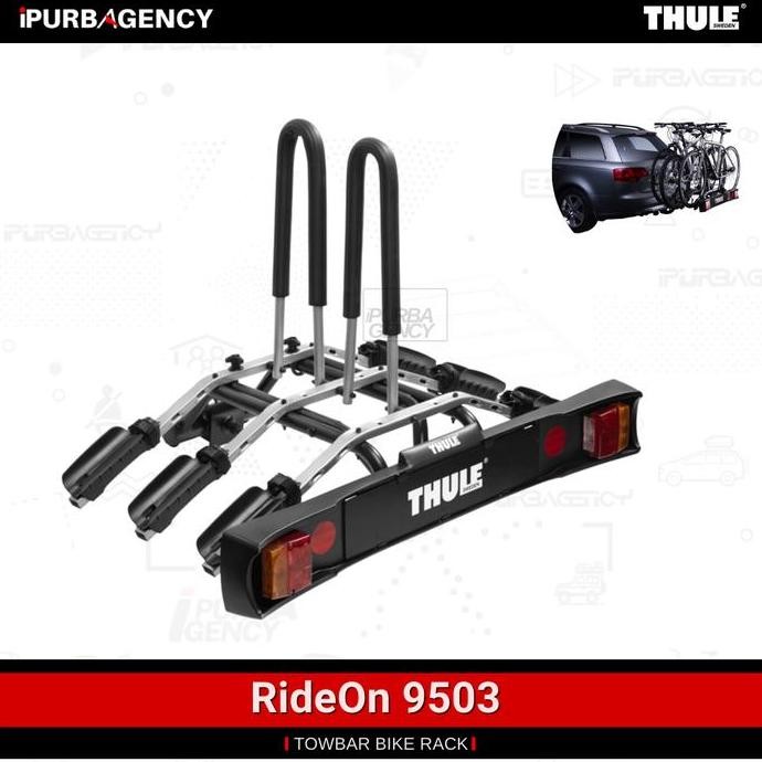 N Thule Towbar 9503 Rideon 3 Bike Towball Carrier