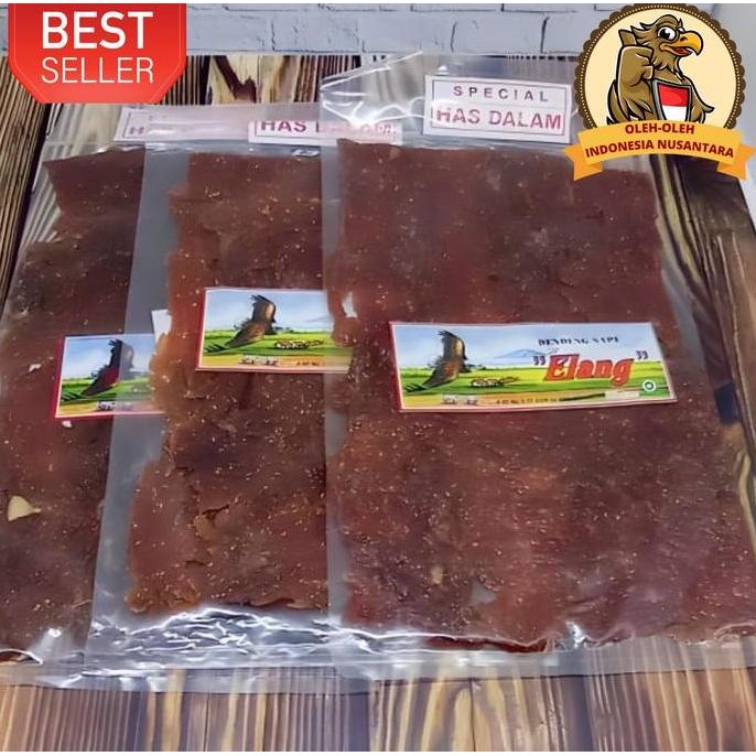

Dendeng Sapi Spesial Has Dalam Cap Elang 200gr - 250gr / Daging Sapi LL