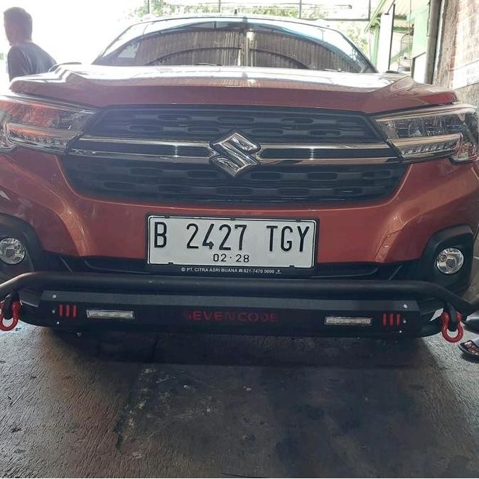 Ready  Paket Tanduk Depan Belakang Xl7 Cobra Sevencode Bumper Depan Belakang XL7 Cobra Besi Sevencod