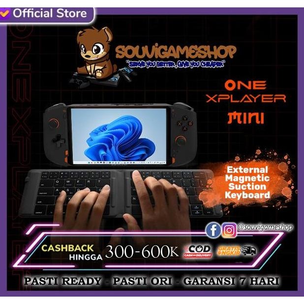 External Magnetic Suction Keyboard For Onexplayer Handheld Console - Mini Edt Co