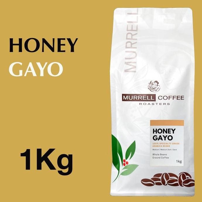 

1 Kg Honey Gayo Kopi Arabica Specialty Premium Biji Bubuk Murrell Coffee