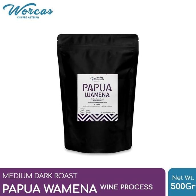 

Kopi Arabica Papua Wamena "Wine Process" 500 Gram Medium Dark Roast