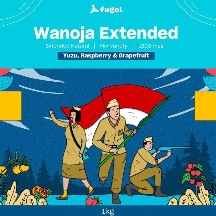 

Biji Kopi Arabika Wanoja Extended Natural (1 Kg) Single Origin Arabica