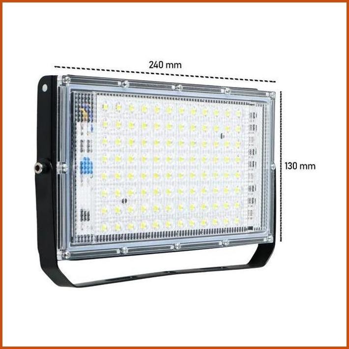 Lampu Sorot Taman Lapangan Voli Badminton Indoor 100W Cool White