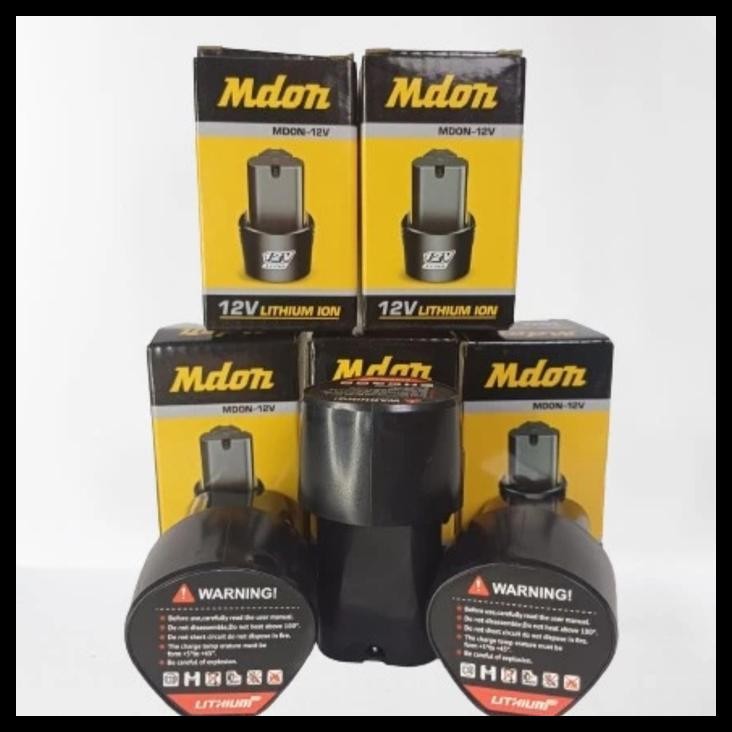 TERMURAH MDON BATERAI BATRE BOR 12 VOLT 12V BOR CORDLESS 