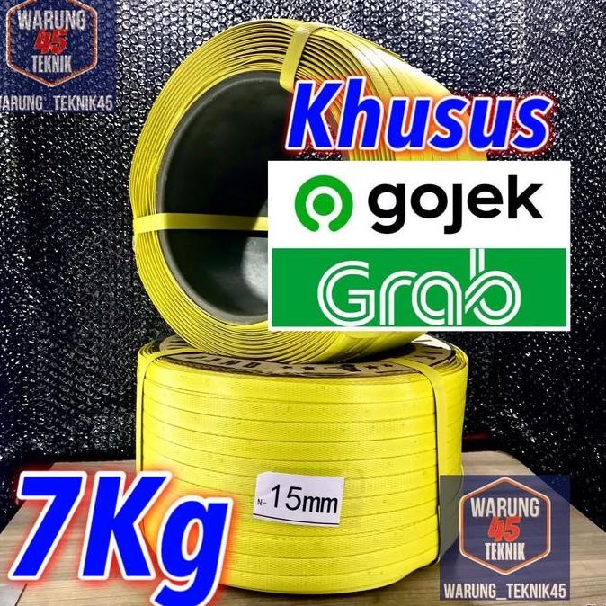

Bst Ready Gojek I Plastik Strapping Straping Band 15Mm Berat 7Kg Tali Kuning Best Seller