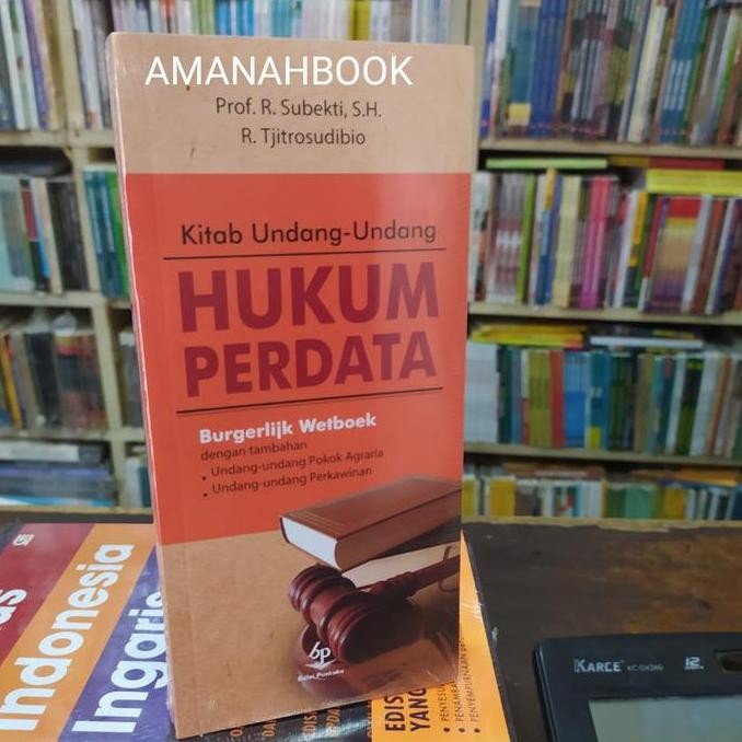 Kitab Undang Undang Hukum Perdata Kuhper Burgerlijk - Subekti Original