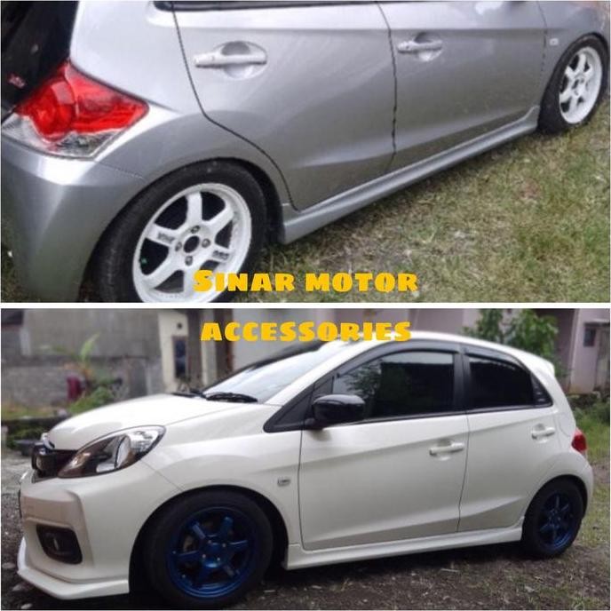 * side skirt sideskirt bodykit samping honda brio old lama model RS *