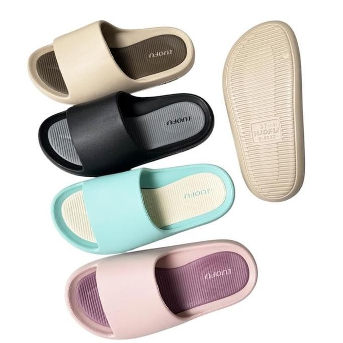 

LUOFU Sandal Selop Jelly Karet Eva Wanita E6232-KWS (h03) LS