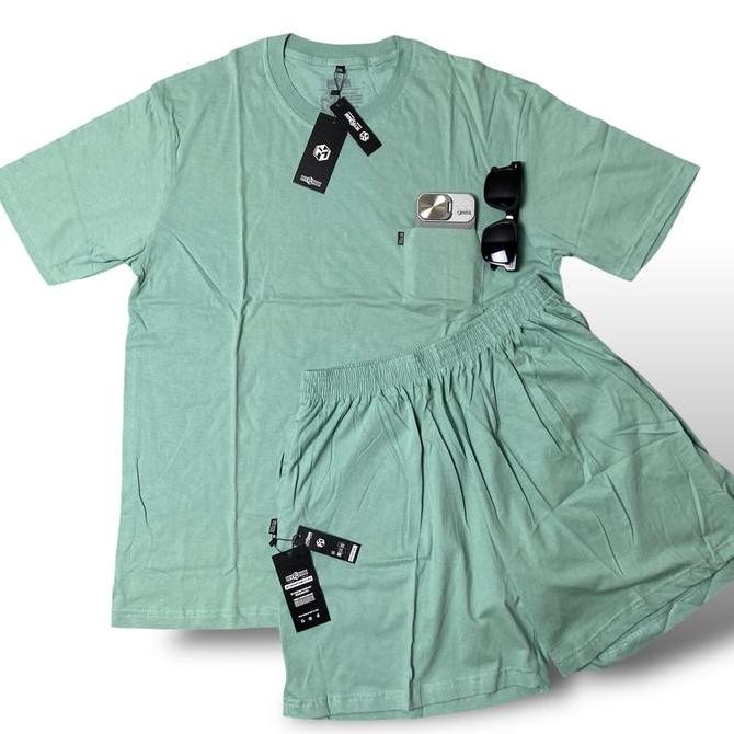 Setelan Jumbo pria Size 2XL 3XL 4XL 5XL High Quality T-shirt jumbo Pocket Pria Wanita Dewasa Kaos Po