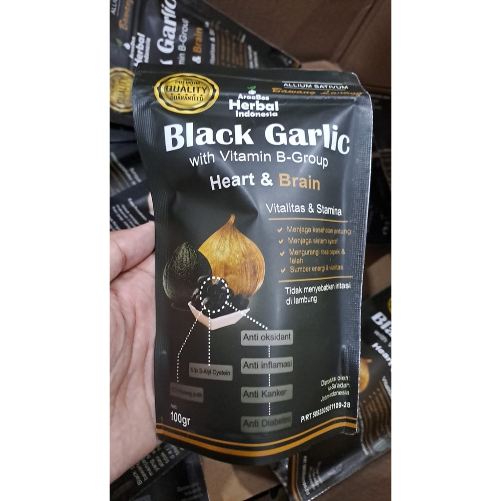 

Bawang Lanang Tunggal Hitam Black Garlic Solo 100% Premium Quality Jaminan Original untuk Kolesterol