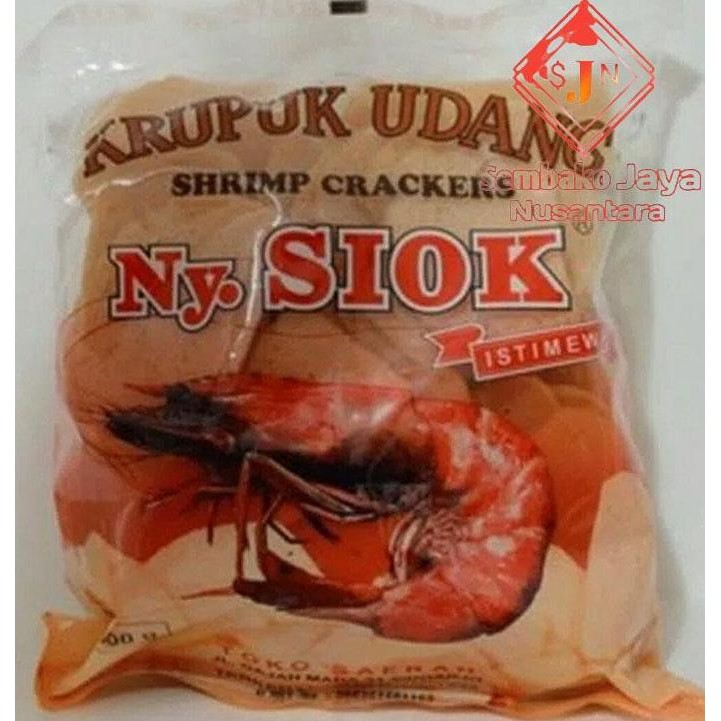 

Krupuk / Kerupuk Udang Nyonya Siok Oval Berat 500Gr Perbungkus Murah
