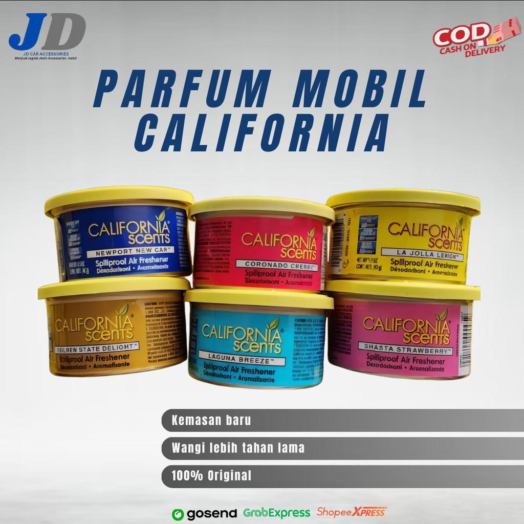 Parfum mobil California scent Golden / Parfum kaleng California scent ORIGINAL