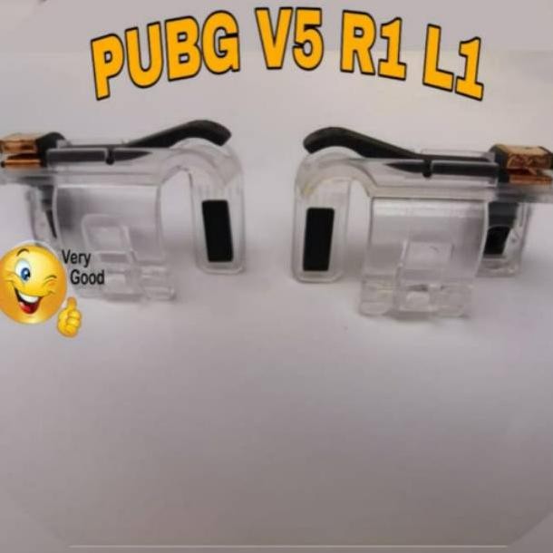 Gf21 Nl-8 Gamepad Pubg V5 L1 R1Joystick Trigger Gaming Transparan Original