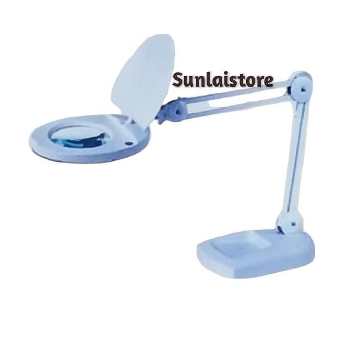 

Bst Ready Kaca Pembesar Magnifying Lamp Lampu Sanfix Sm-50-8B Base 8X Pembesaran Best Seller