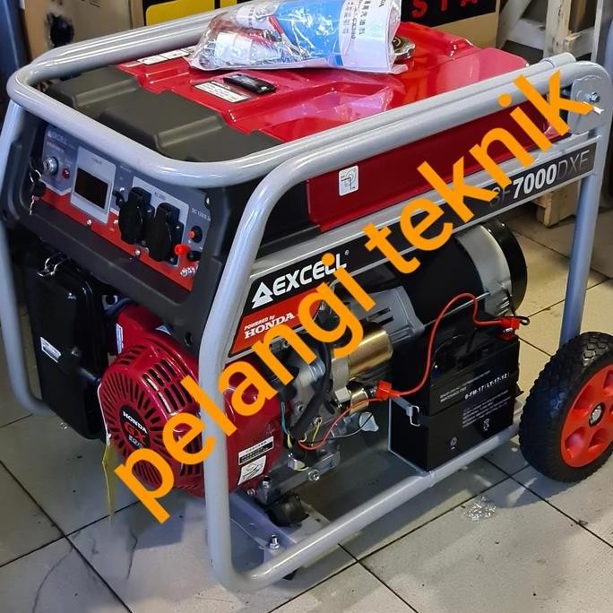 Genset Honda 5000 - 5500 Watt Excell Sf 7000 Dxe