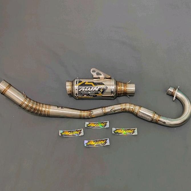 knalpot supermoto herex klx crf d tracker standar dan bor up 150cc-200cc up tipe kolong atas dan kol