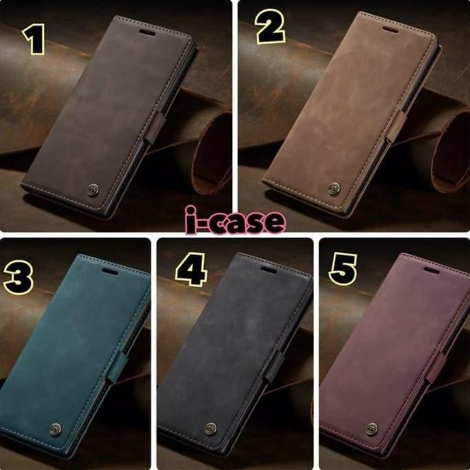 DI83 - CASEME Original SAMSUNG GALAXI Note 10 + plus FLIP CASE DOMPET KULIT