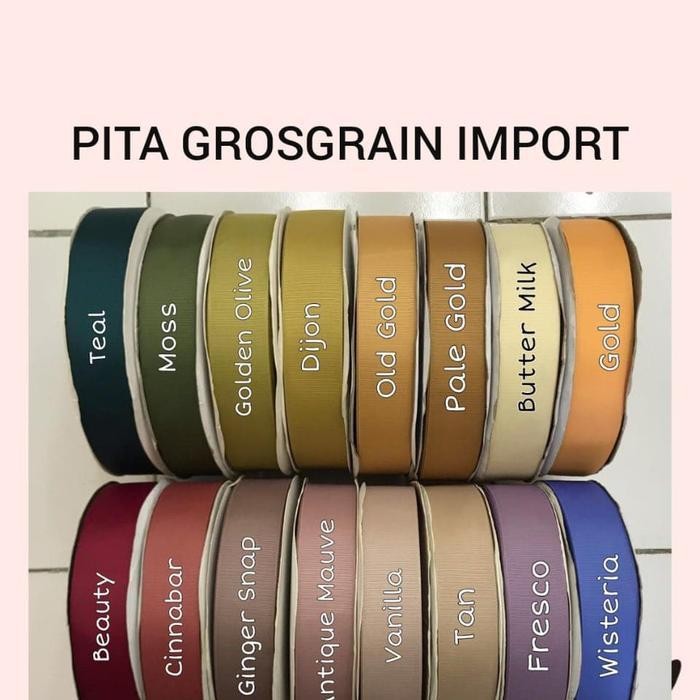 

Eelic 100 Yard - 6/8" Pita Grosgrain Import Premium 2 Cm Dg-78