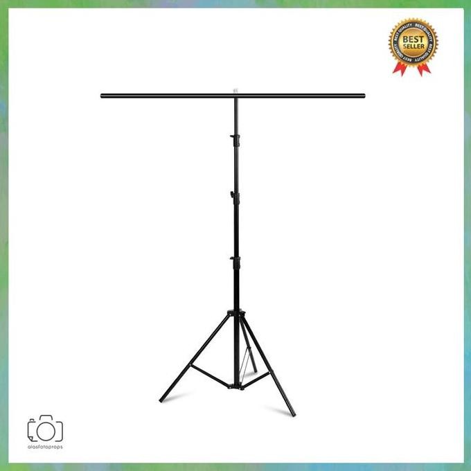 PROMO - Stand Background Backdrop Photography T-Shape / Tiang Green Screen
