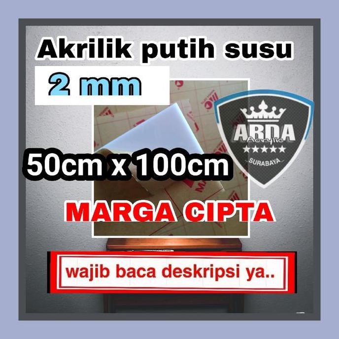 

Akrilik 2Mm Susu Ukuran 50Cm X 100Cm Lembaran Acrylic Sheet Miika Putih Susu Akrilik Murah Marga Cipta Kualitas Terbaik Harga Termurah