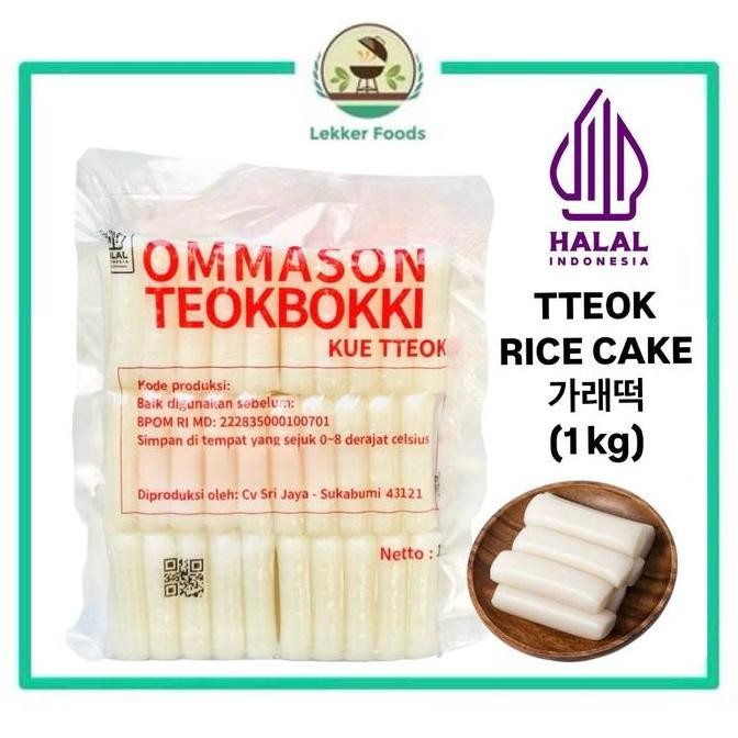 

Tteokbokki Tteok Kue Beras Korea HALAL 1 kg