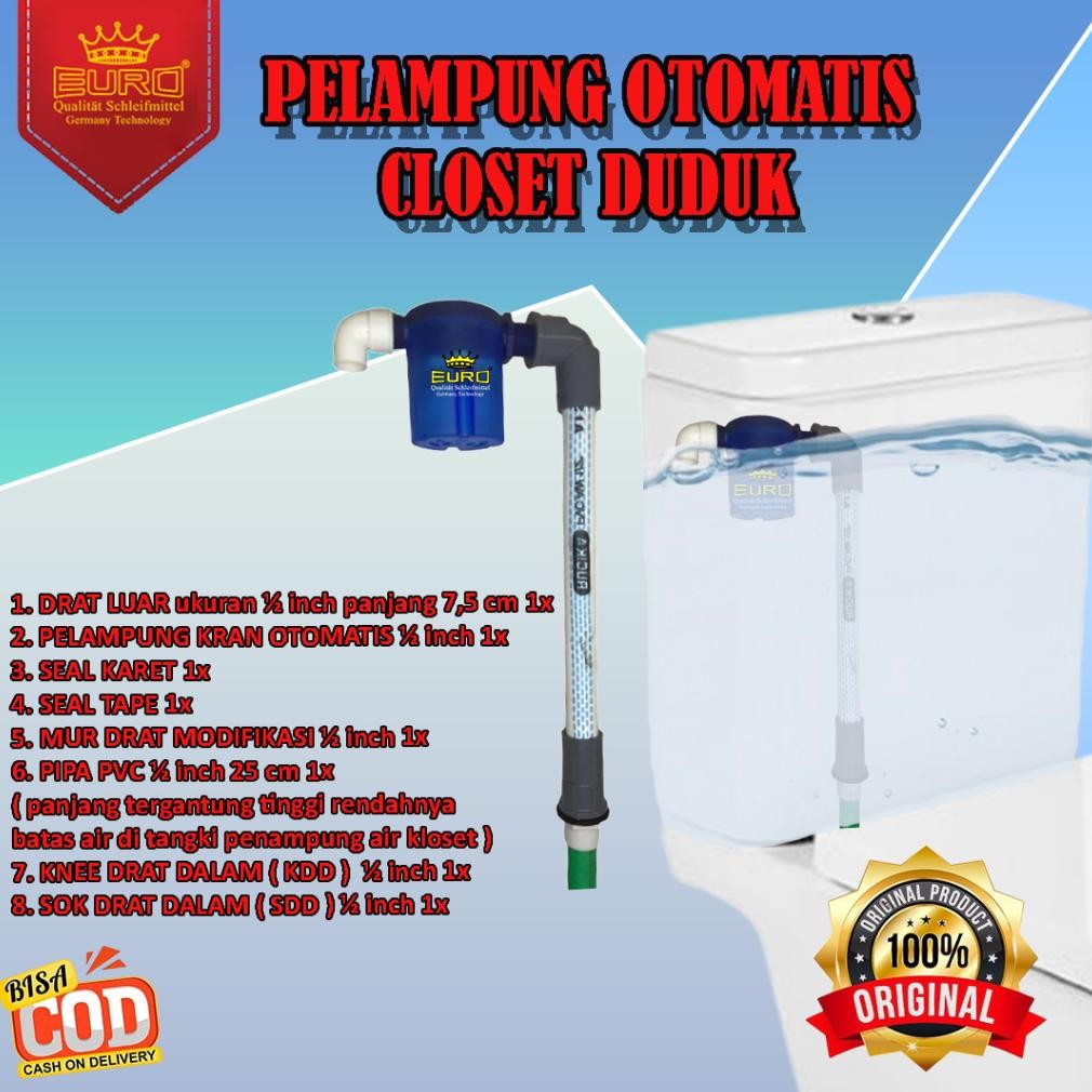Pelampung Closet duduk otomatis Home Made Custom Universal aSt