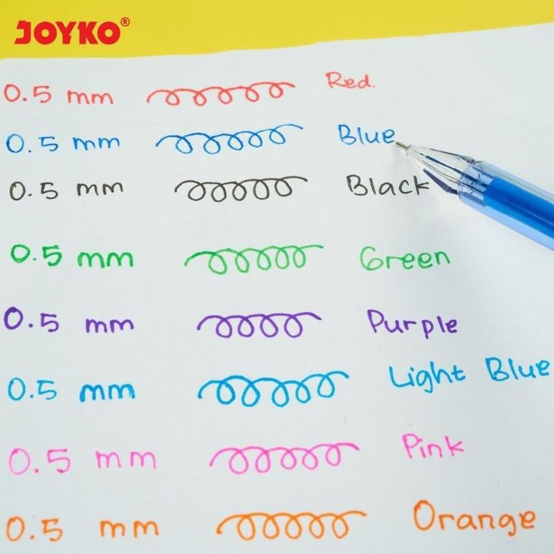 

Wdm-2227 Pulpen Gel Warna Joyko Gpc-310S Diamont Art ( 1Set/10Warna ) Wdm-2227