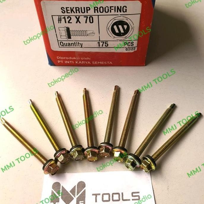 Terlaris Baut Roofing Lion 1270 (Harga/Ktk 300 Pcs) - Lion Sekrup Roofing