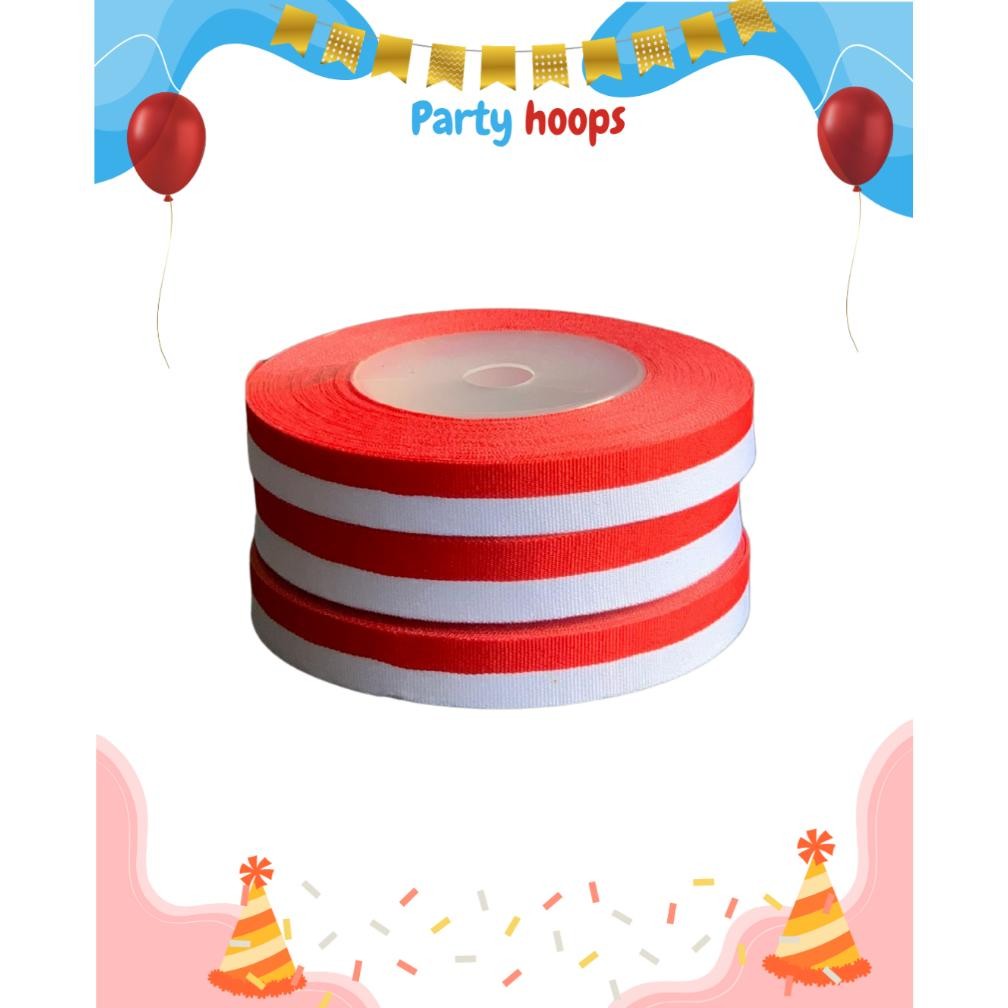 

Mega Sale Pita Merah Putih/17 Agustusan Per Roll Pita Satin Pita Bendera Dekorasi 17 Agustus Hari Kemerdekan Hut Ri