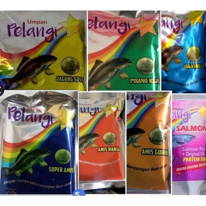 Umpan Pancing Pelet Jempol Djempol PELANGI Super Amis Gurih Wangi