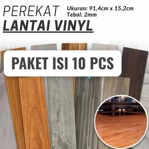 Vinyl Lantai Stiker 91.5cm x 15.2cm Lantai kayu parquet Dengan Lem Sticker Vinyl Lantai PVC High Qua