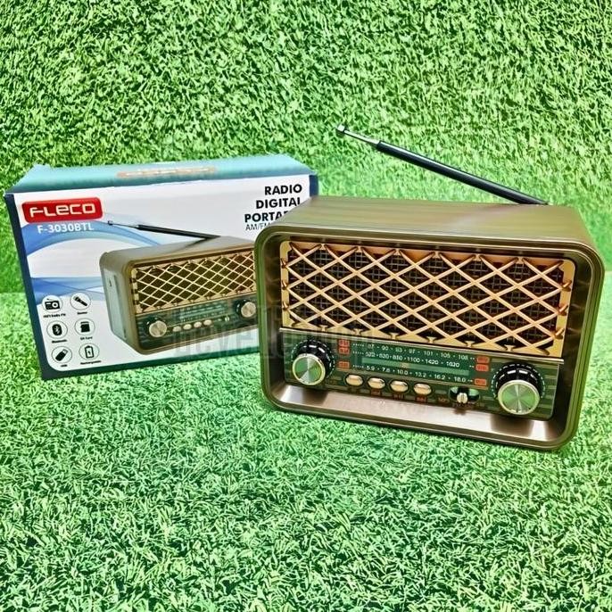 Radio Fm/Am/Sw Speaker Portable Bluetooth Fm Radio Klasik Design Radio Bluetooth Fm/Kartu Tf/Usb Fle